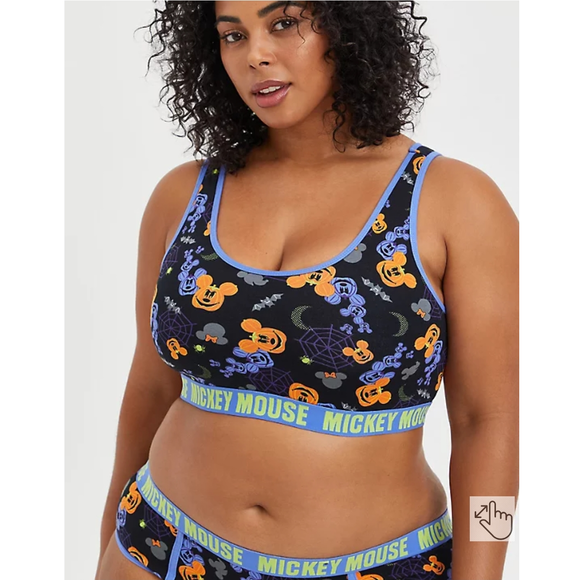 torrid Other - Torrid Scoop neck bralette cotton Mickey Mouse pumpkin size 2